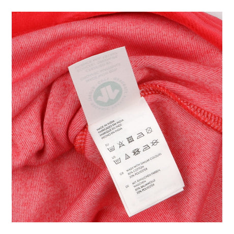 Skirt red velour 