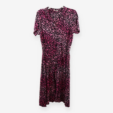 Sugarhill Brighton Pink Heart Button midi dress