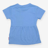 Peplum T-shirt Cornflower Blue