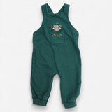 Dungarees Green Mole Jumping Out Of Pocket