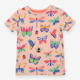 T-shirt pink butterfly