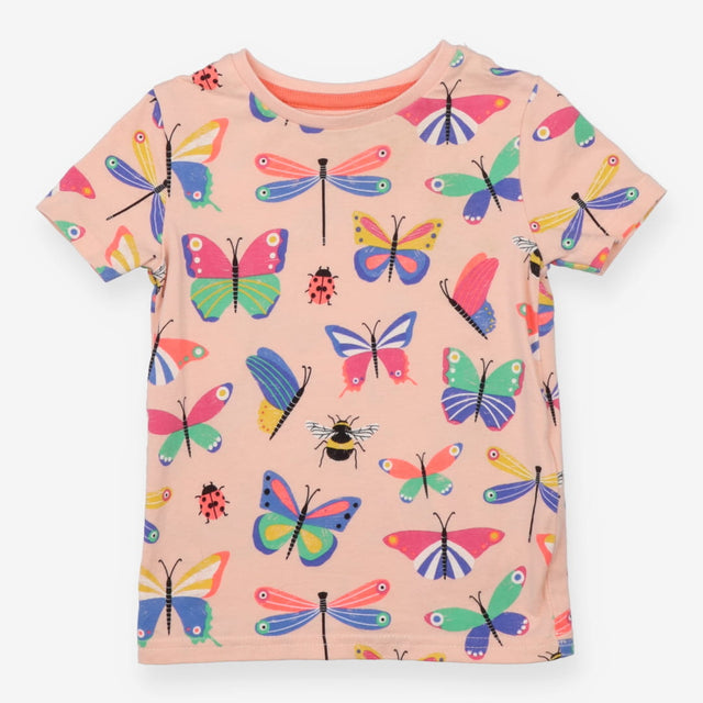T-shirt pink butterfly