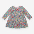 Dress pink and red florals fox