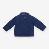 Quilted Jacket Navy with Cord Collar
