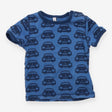 T-shirt blue cars