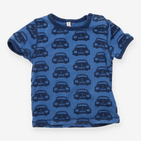 T-shirt blue cars