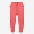 Bright Coral Harem Trousers with Grey Animal Print