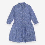 Dress Blue Floral Shirt