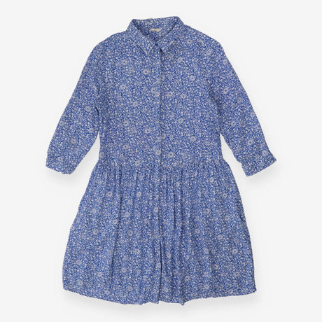 Dress Blue Floral Shirt