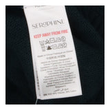 Seraphine Green Roll‑Neck Cropped Maternity Sweate