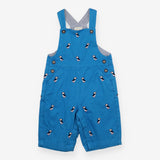Blue Dungarees with Puffins
