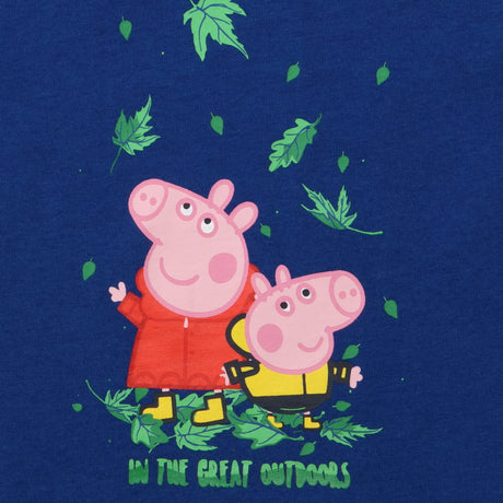 Tee SS Blue In The Great Outdoors Peppa Pig