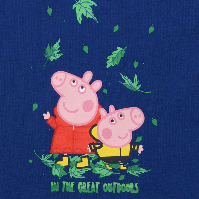 Tee SS Blue In The Great Outdoors Peppa Pig
