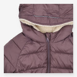 Reversible Black Cherry Sherpa Coat