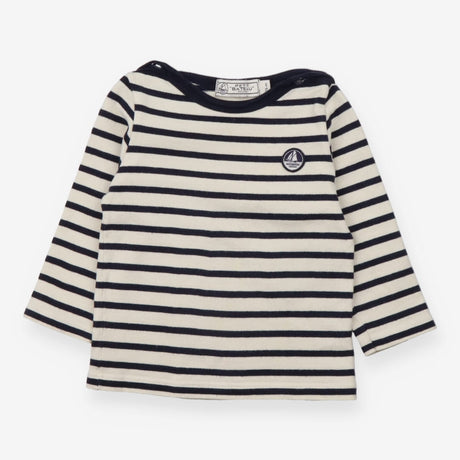 Sweater cream navy stripe
