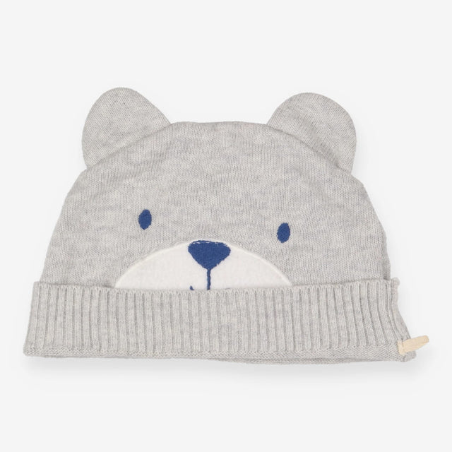 Hat grey bear with ears