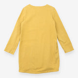 Tunic Dress Mustard Yellow Long Sleeve Patch Pocke