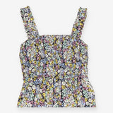 Floral Print Wide Leg Maternity Jumpsuit Sleeveles