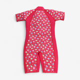 Wetsuit pink floral neoprene