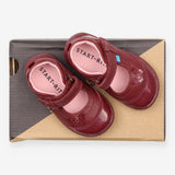 Pink T Bar shoe butterfly