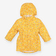 Coat Lining Yellow with Hedgehogs and Flowers