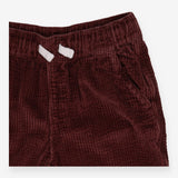 Trousers brown jumbo cord white drawstring