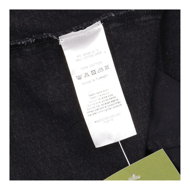 Denim Mini Dress Washed Black Cotton Long Sleeve