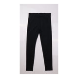 Leggings Black High Rise Faux Suede Stretch Slim