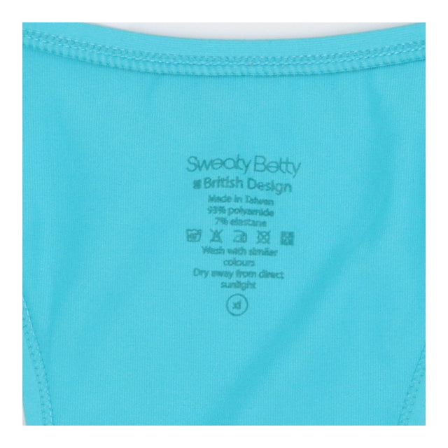 Workout vest aqua