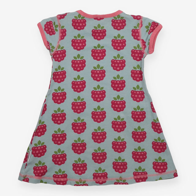 Dress short sleeved grape