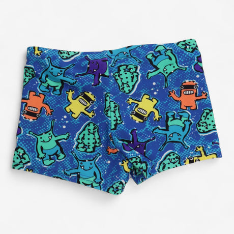 Blue Monsters Swim Trunks