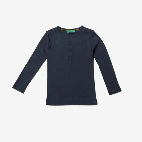 Winter Blue Rib Long Sleeve T-Shirt