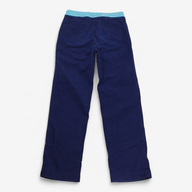Iron Knee trouser Blue Flat Front