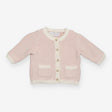 Cardigan Knit Pink Stripe with Pockets