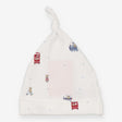 Baby Knot Hat White Bear Transport