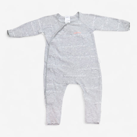 Cozysuit sleepsuit grey je t'iame bonds