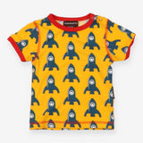 T-shirt yellow rockets