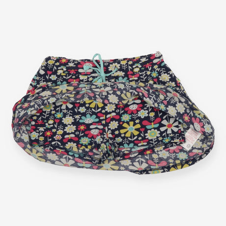 Skort blue flowers butterflies