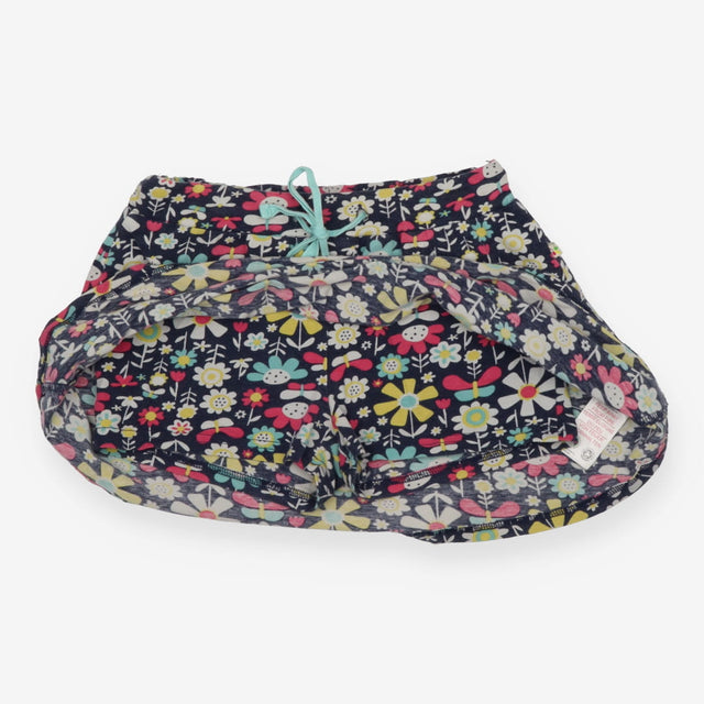 Skort blue flowers butterflies