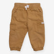 Jogger Light Brown with pockets and White Strings