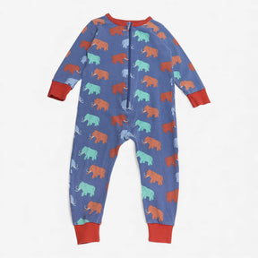 Romper Zipped with Mammoths
