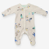 Sleepsuit white birds
