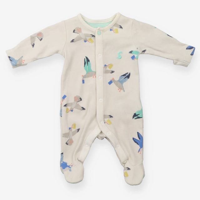 Sleepsuit white birds