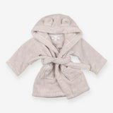 Dressing gown grey towelling ears