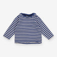 Long Sleeved T-Shirt Navy and White Stripes