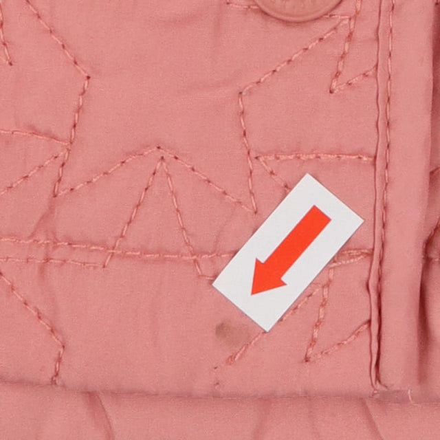 pink star quilted jacket