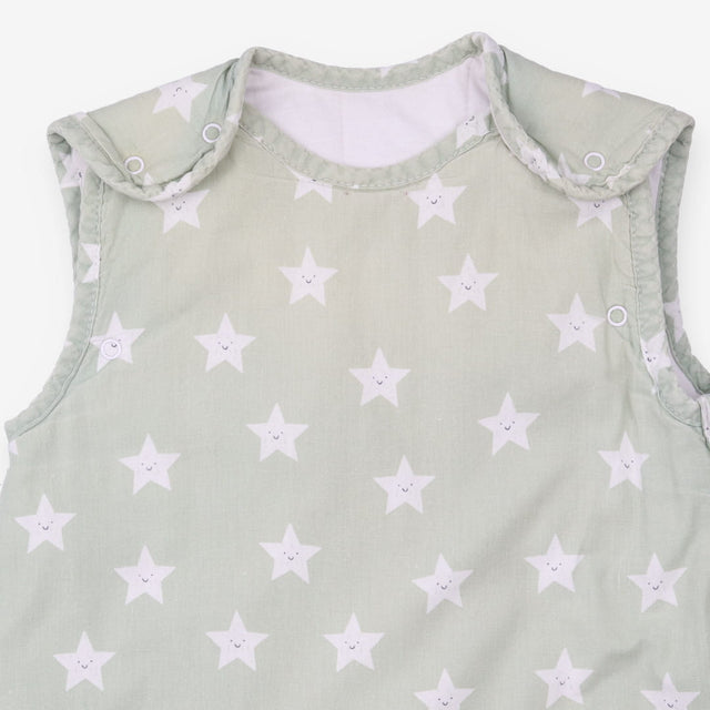 Sleeping bag green with stars 2.5 Tog