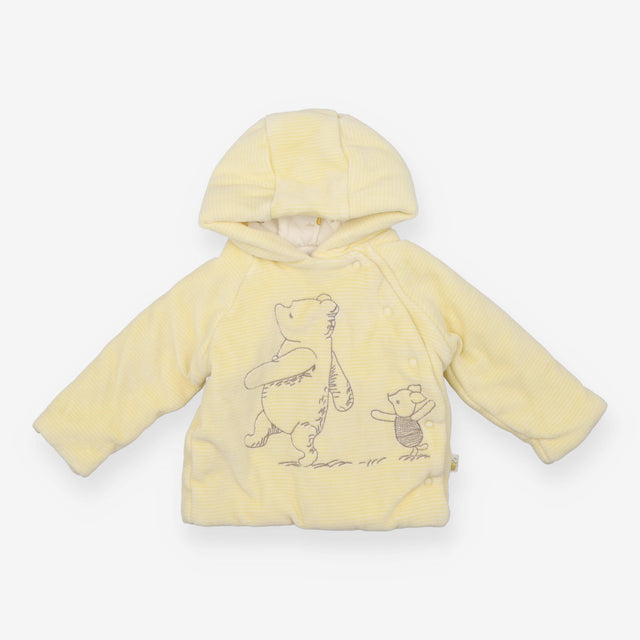 Jacket Hooded Yellow Stripe Winnie and Piglet