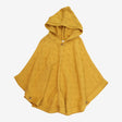 Poncho yellow bobbles hood