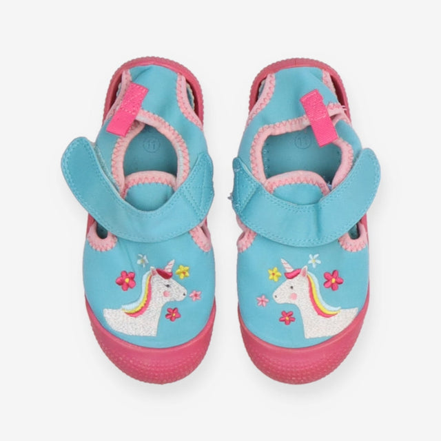 Swim Shoes Pink and Blue Unicorn